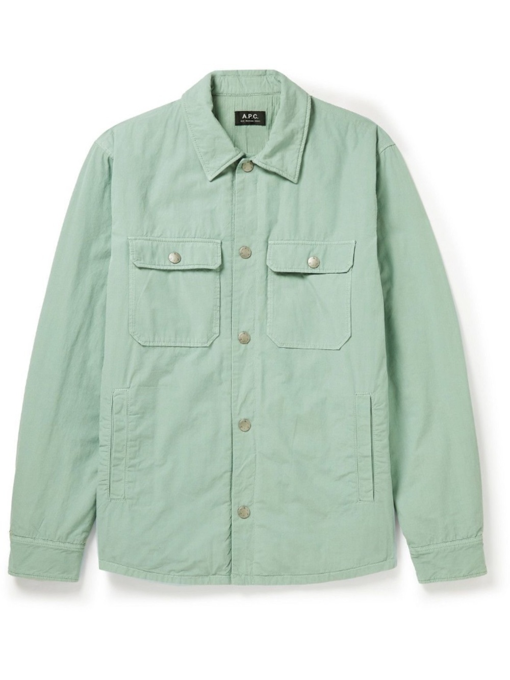A.P.C. - Alex Padded Cotton Overshirt - Green
